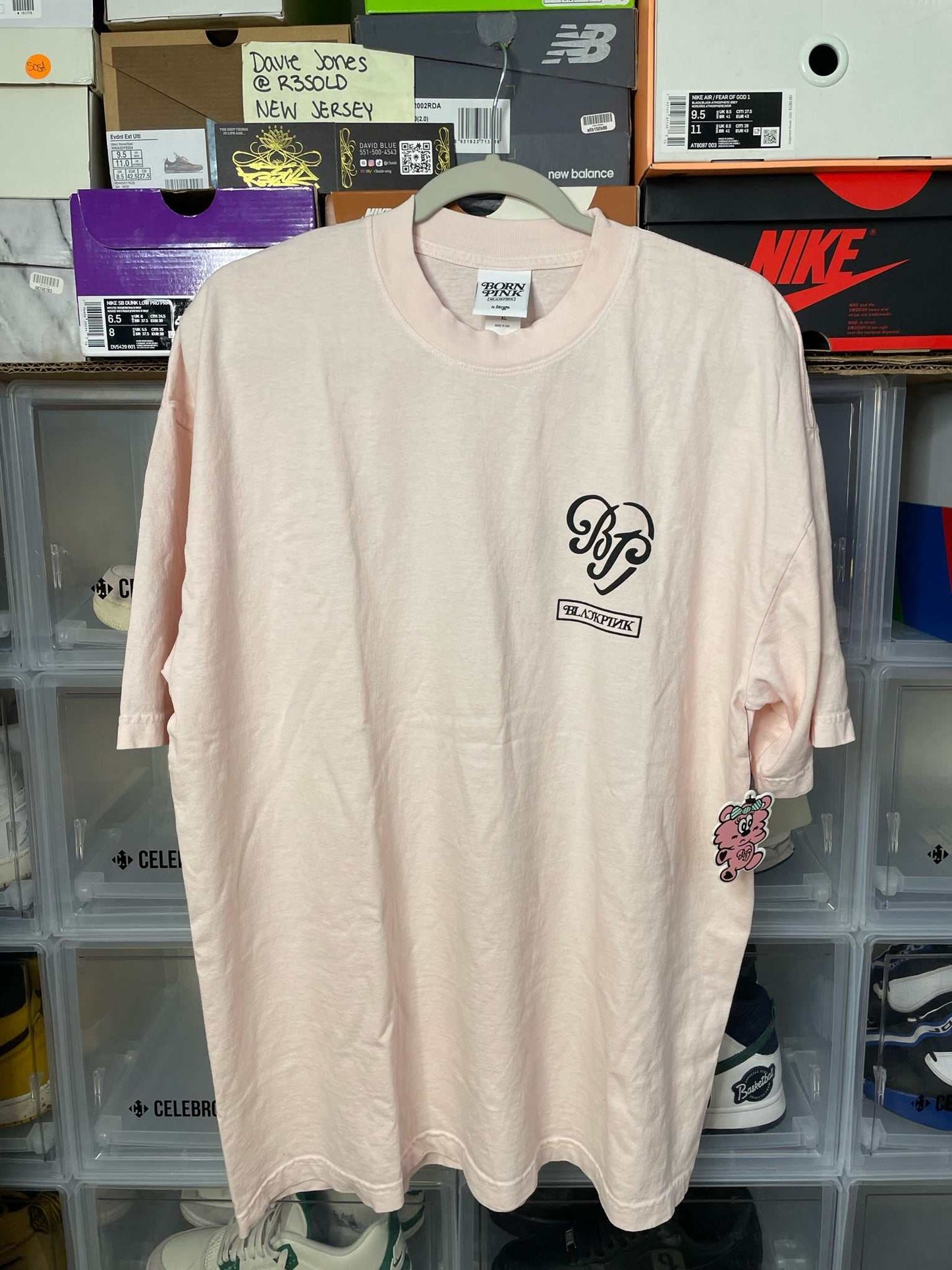 Black Pink Verdy Born Pink NYC Pop Up Tee - XL, brand new with tags.