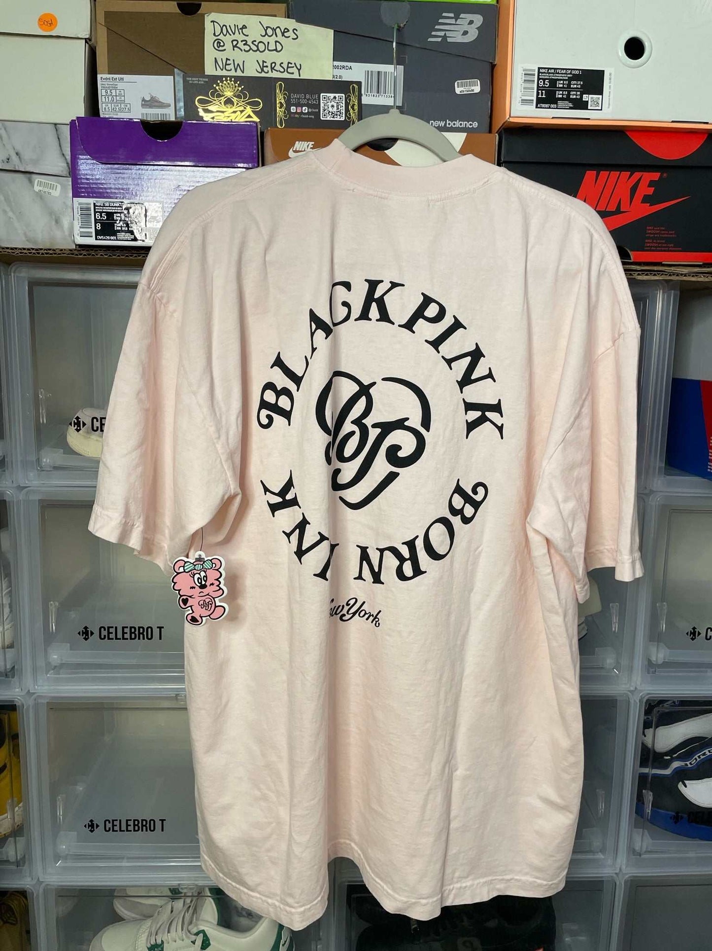 Black Pink Verdy Born Pink NYC Pop Up Tee XL with tags.