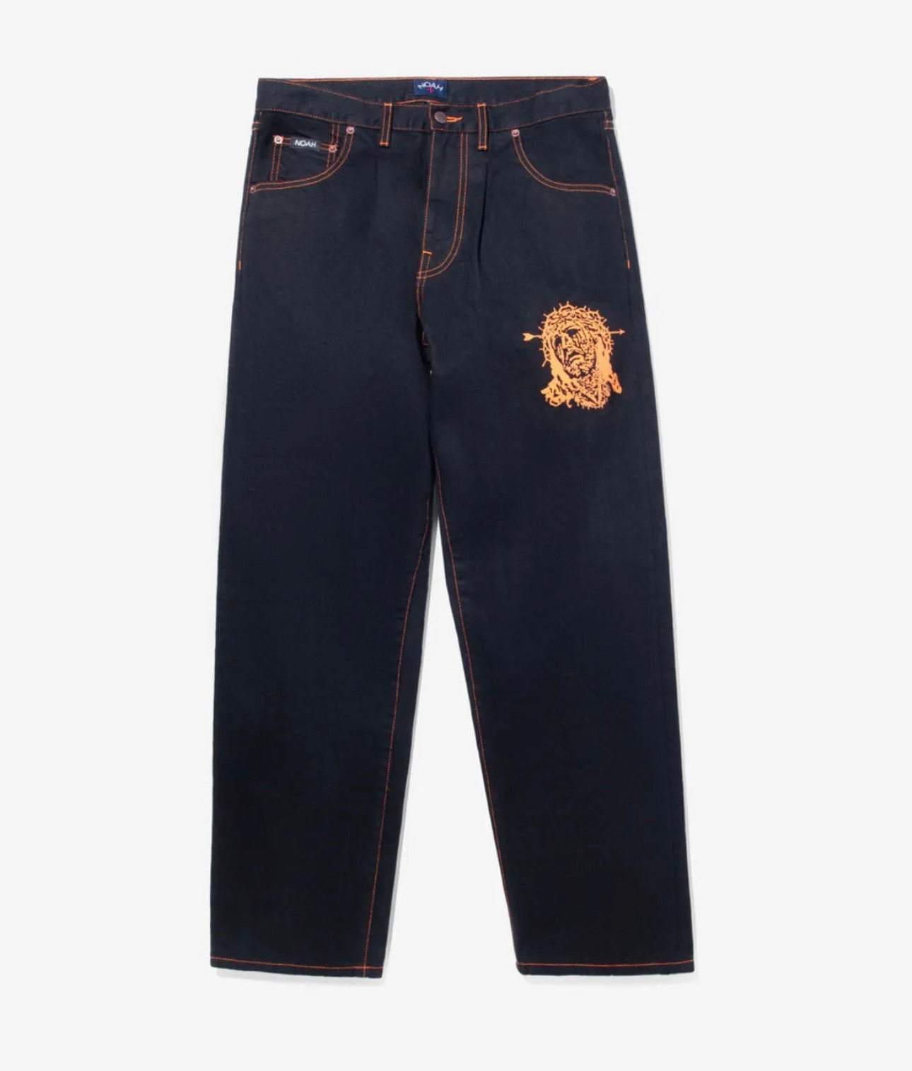 Noah x Jesus Piece Pleated Black Jeans with Tag - 32x32 Size