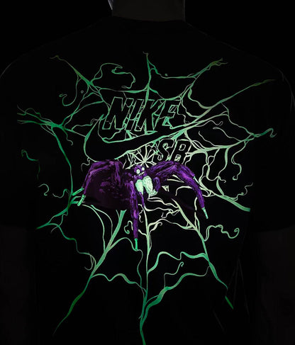 Spider Tee Nike SB Black FW24 FZ6710-010 Glow in Dark Limited Edition