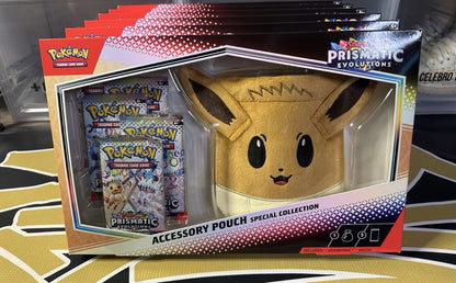 Pokémon Scarlet & Violet Prismatic Evolutions Accessory Pouch Special Collection