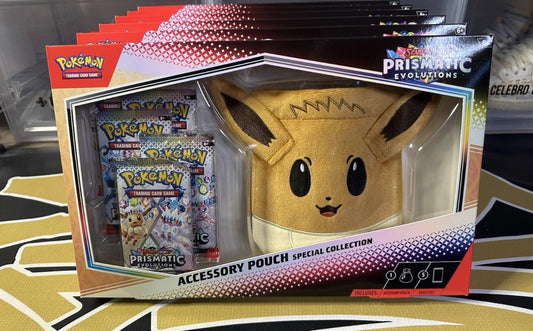 Pokémon Scarlet & Violet Prismatic Evolutions Accessory Pouch Special Collection